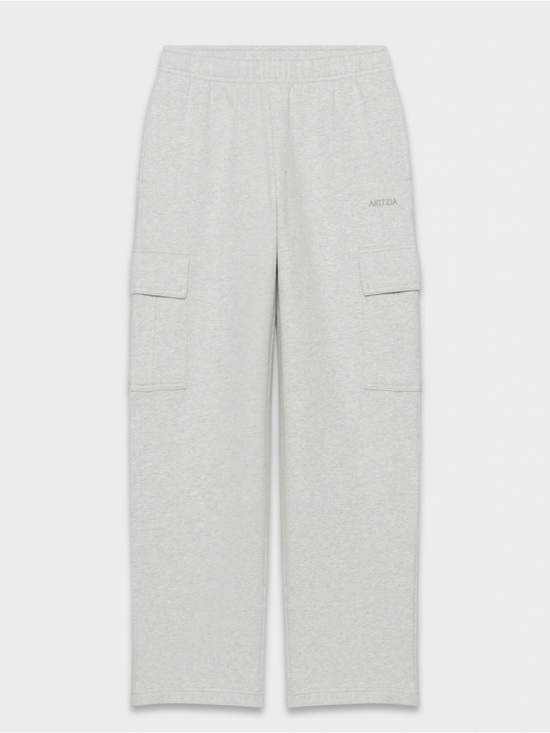 TNA Pants - Aritzia Women’s lounge Set Gray Cargo Sweatpants and Cropped Crew Sweatshrit